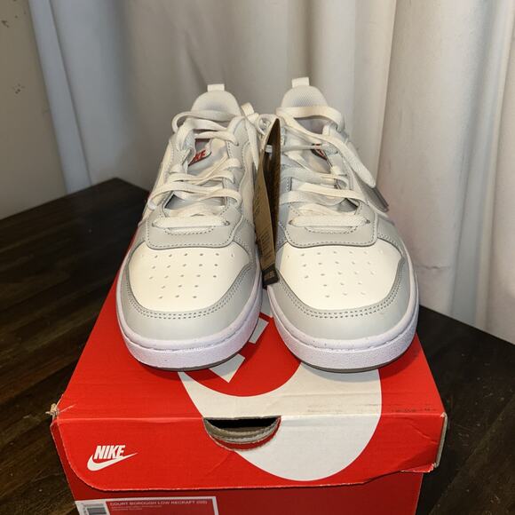Nike Court Borough Low Recraft 7Y Sail/College Grey Photo Dust New W/Box - Picture 5 of 15